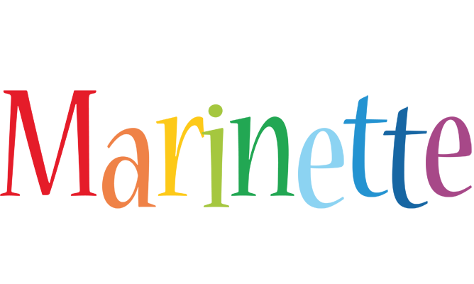 Marinette birthday logo
