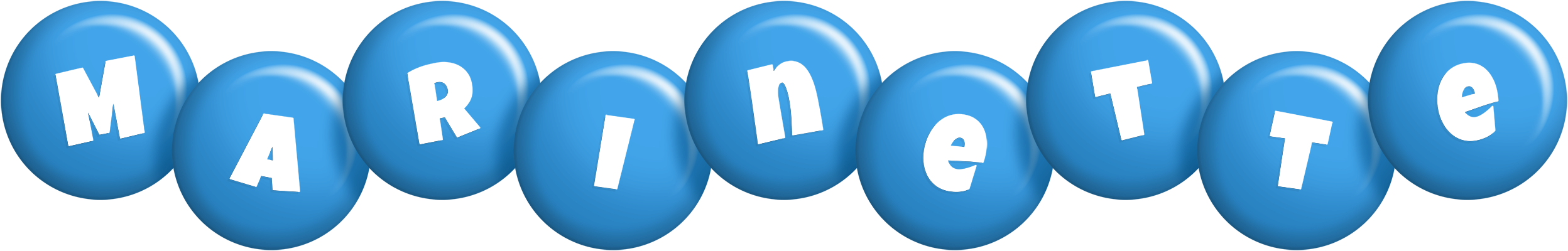 Marinette candy-blue logo