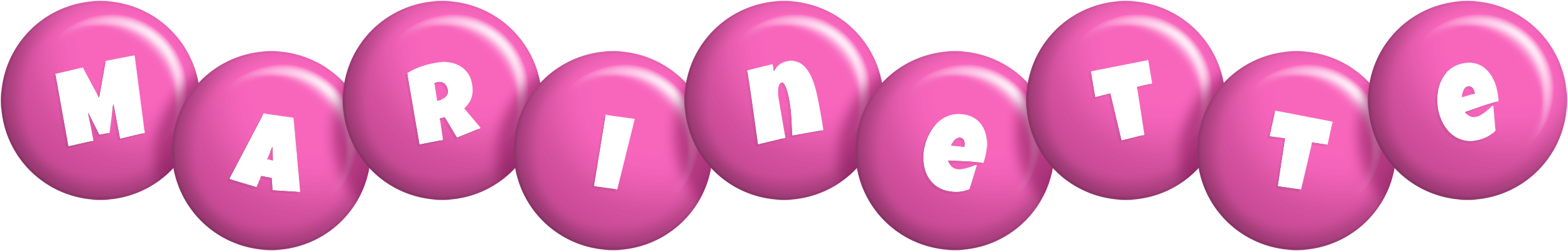 Marinette candy-pink logo