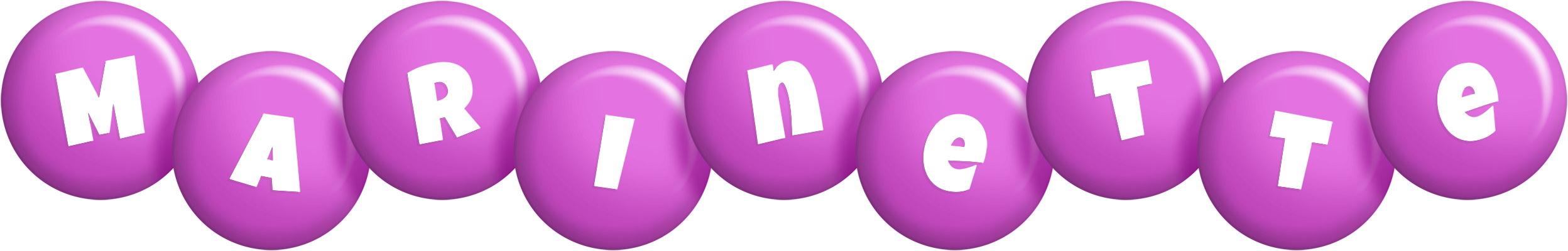 Marinette candy-purple logo
