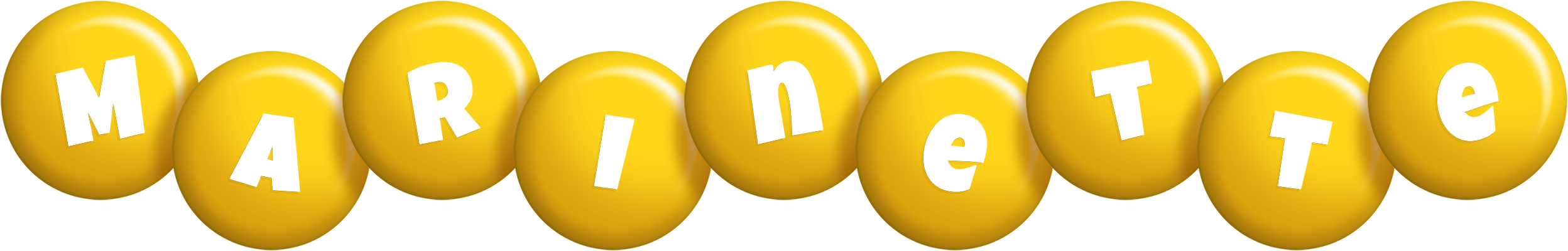 Marinette candy-yellow logo