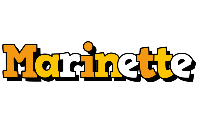 Marinette cartoon logo