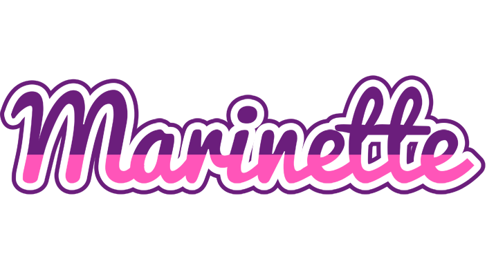 Marinette cheerful logo