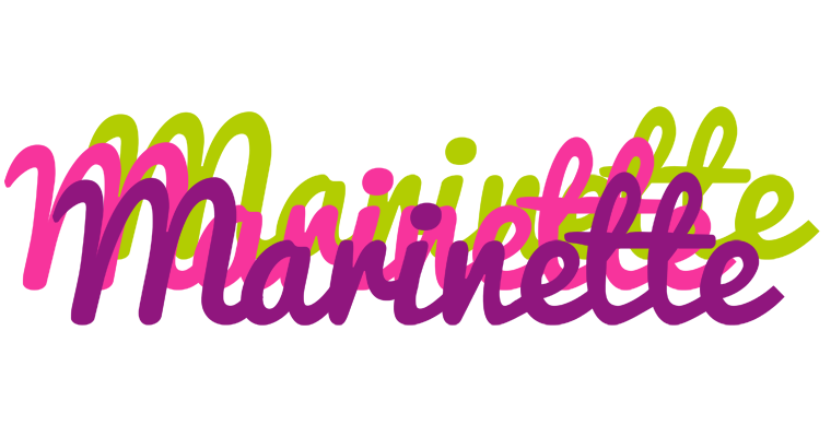Marinette flowers logo