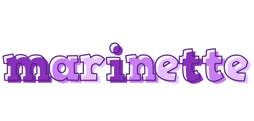 Marinette sensual logo