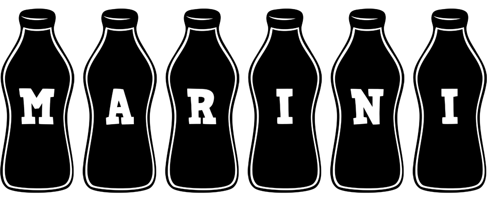 Marini bottle logo