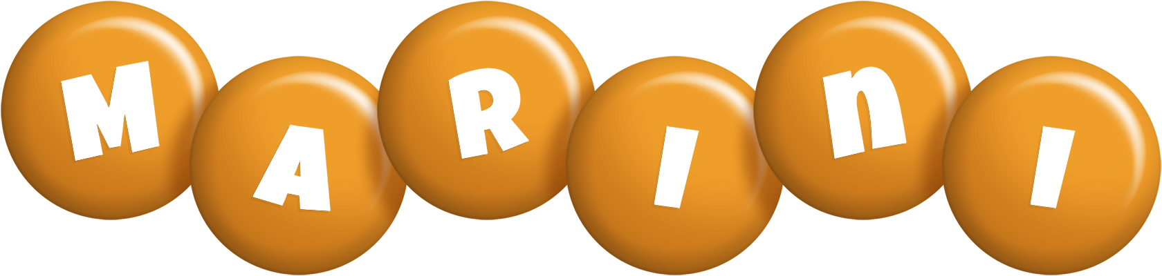 Marini candy-orange logo