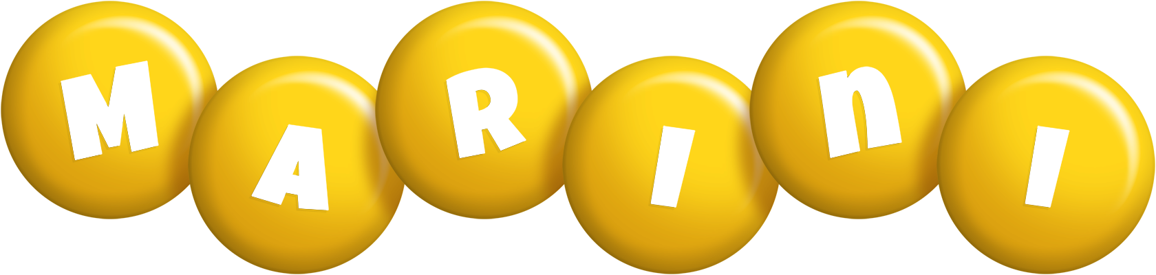 Marini candy-yellow logo