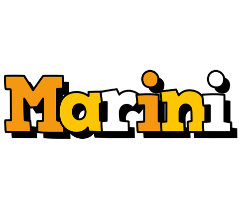 Marini cartoon logo