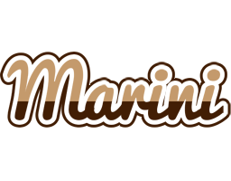 Marini exclusive logo