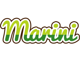 Marini golfing logo