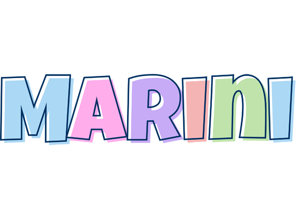 Marini pastel logo