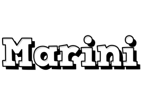 Marini snowing logo