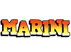 Marini sunset logo