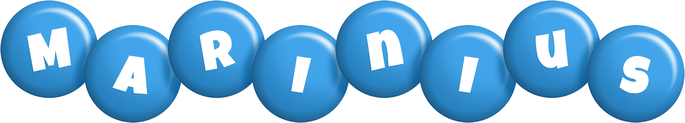 Marinius candy-blue logo
