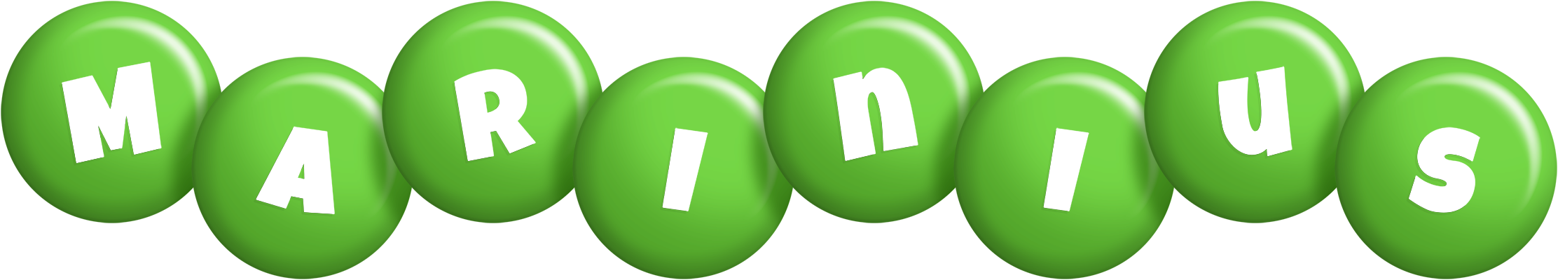 Marinius candy-green logo
