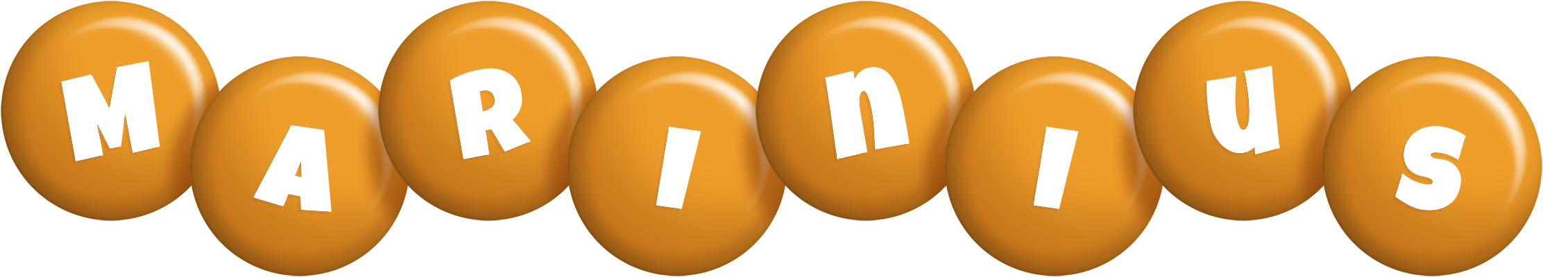 Marinius candy-orange logo