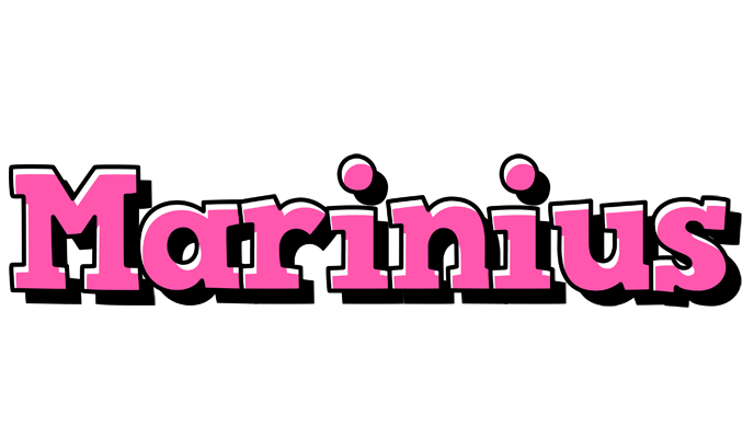 Marinius girlish logo