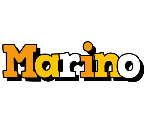 Marino cartoon logo