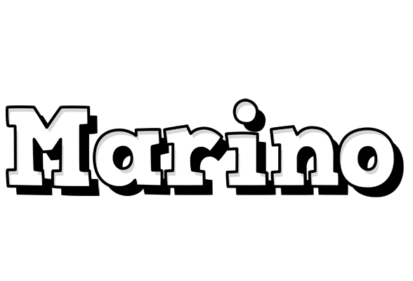 Marino snowing logo