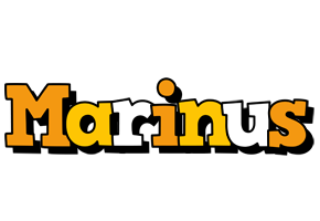 Marinus cartoon logo