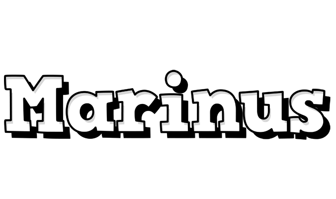 Marinus snowing logo