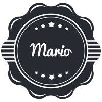 Mario badge logo