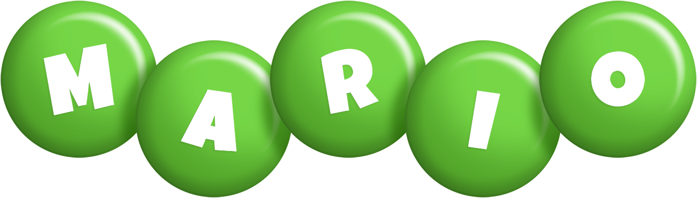 Mario candy-green logo