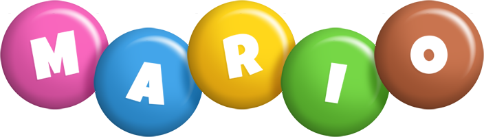 Mario candy logo