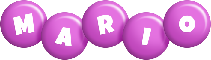 Mario candy-purple logo