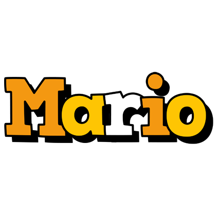 Mario cartoon logo