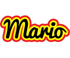 Mario flaming logo