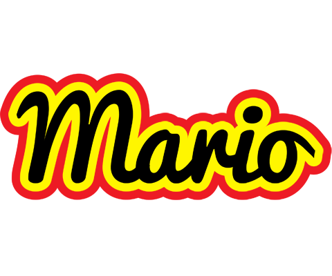 Mario flaming logo