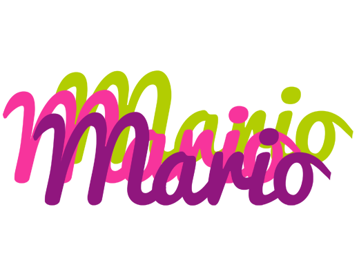 Mario flowers logo