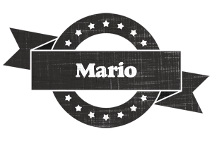 Mario grunge logo