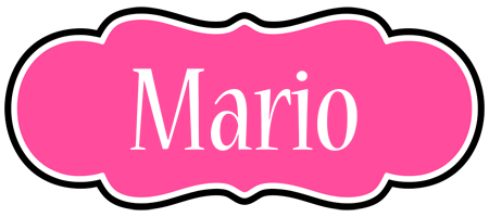 Mario invitation logo
