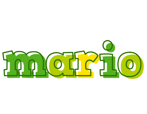Mario juice logo