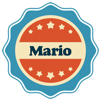 Mario labels logo