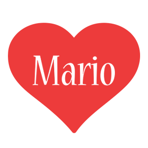 Mario love logo