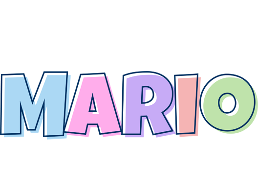 Mario pastel logo