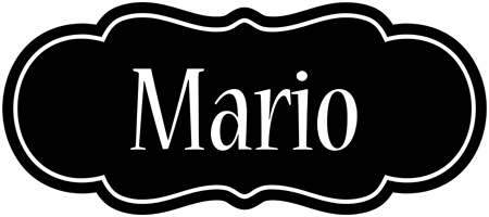 Mario welcome logo