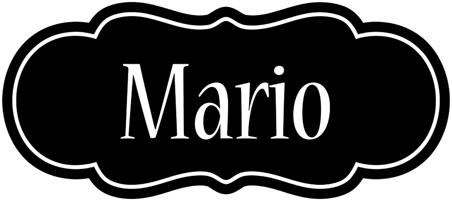Mario welcome logo