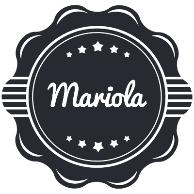 Mariola badge logo