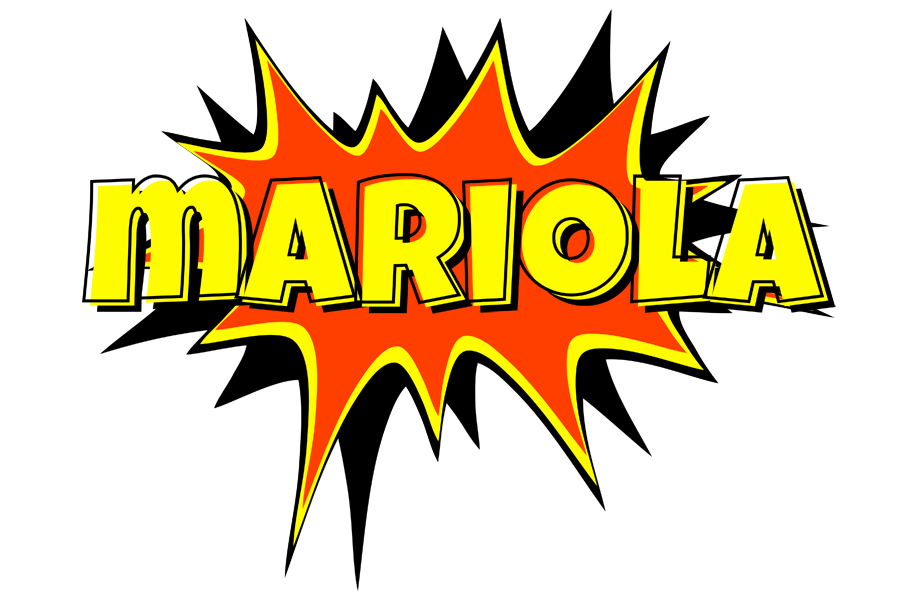 Mariola bazinga logo