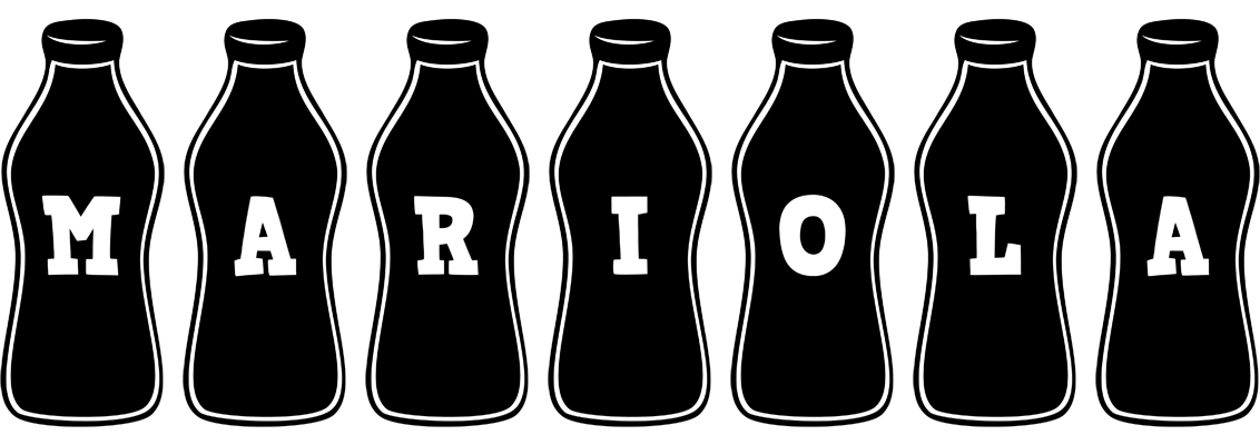 Mariola bottle logo