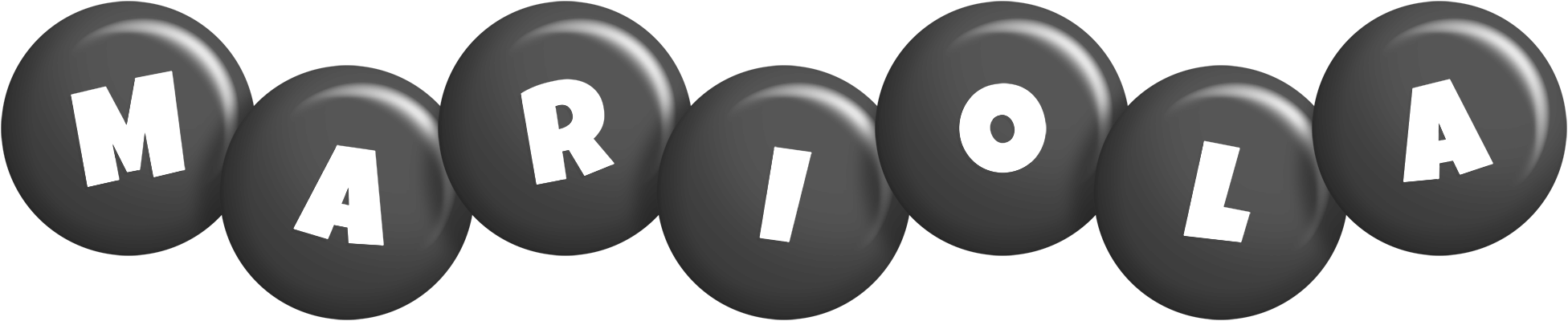 Mariola candy-black logo