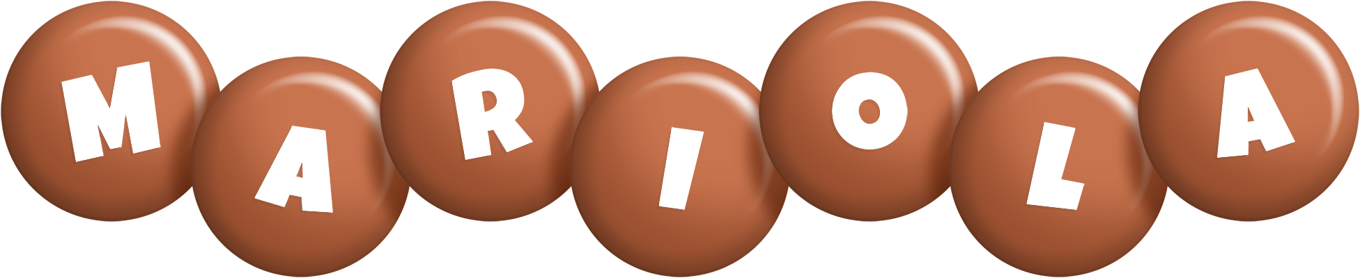 Mariola candy-brown logo