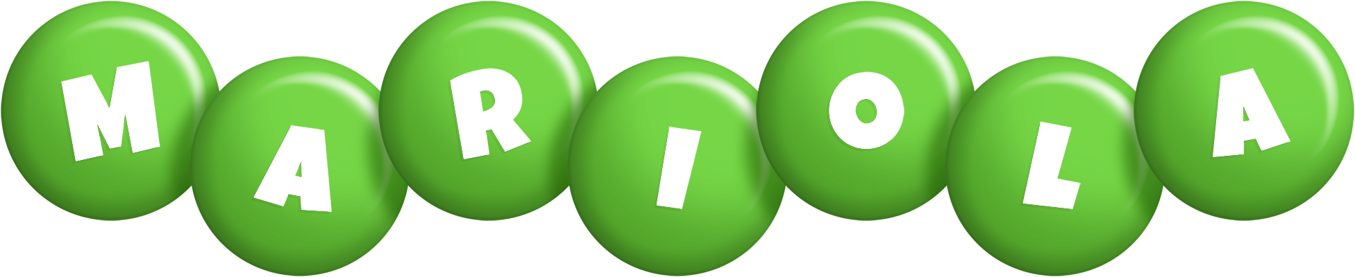 Mariola candy-green logo