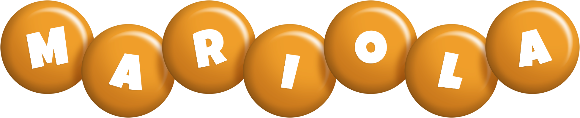 Mariola candy-orange logo