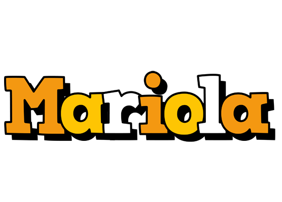 Mariola cartoon logo